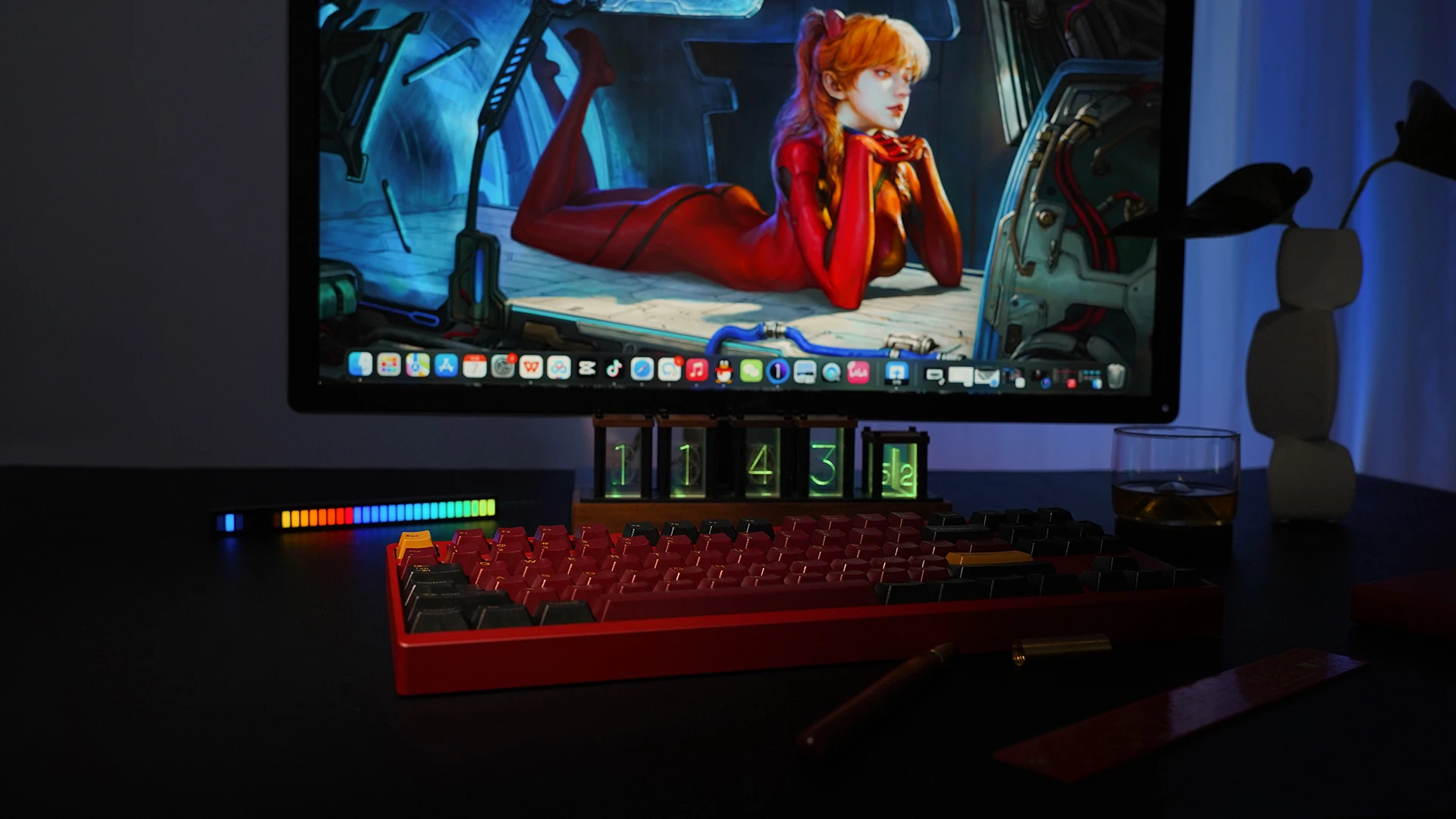 Zoom Tkl Custom Keyboard Kit Full Alu Case Nano Coating 87 Keys Tkl Wireless Mechanical Keyboard