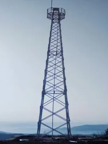 Multi-Purpose Telecom Tower Antenna Watch Platform Support Galvanized Steel for Rural Areas Observation Durable Weatherproof factory