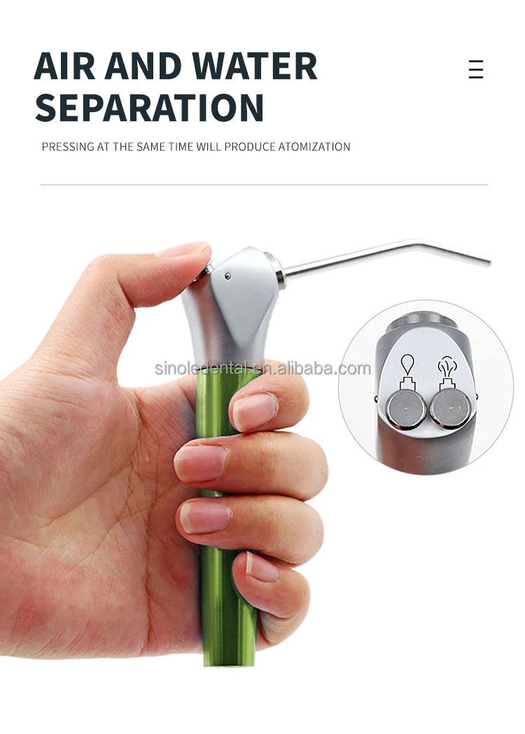 Dental Air And Water Syringe 3 Way Syringe With 5 Color Buy Dental