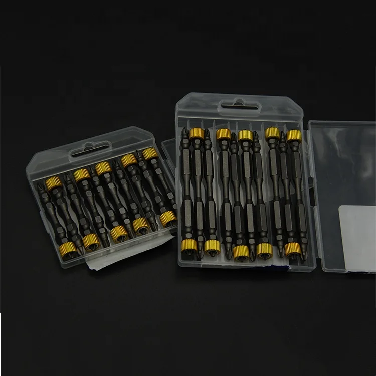 MOYOTEC 10PCS BOX High Torque and Strong Magnetic Coil Positioning Screw Driver S2 Alloy Steel Doubl