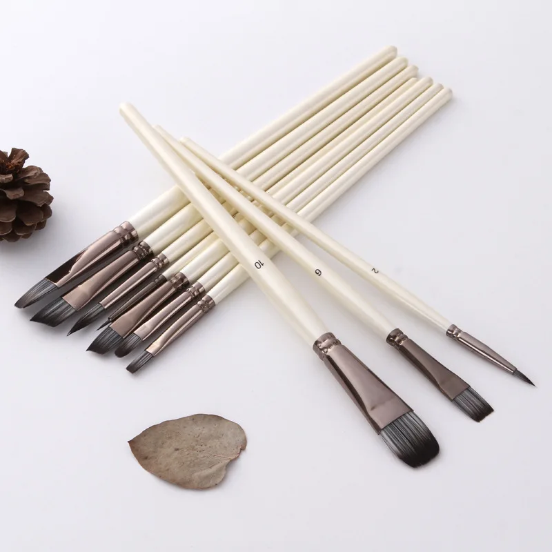 10 шт. Набор кистей для масляной краски