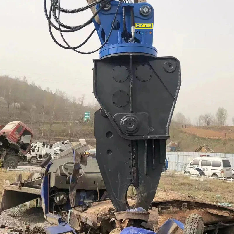 HOMIE Car Dismantling Demolition Shear and Recycling Hydraulic Shears for Excavators on Sale