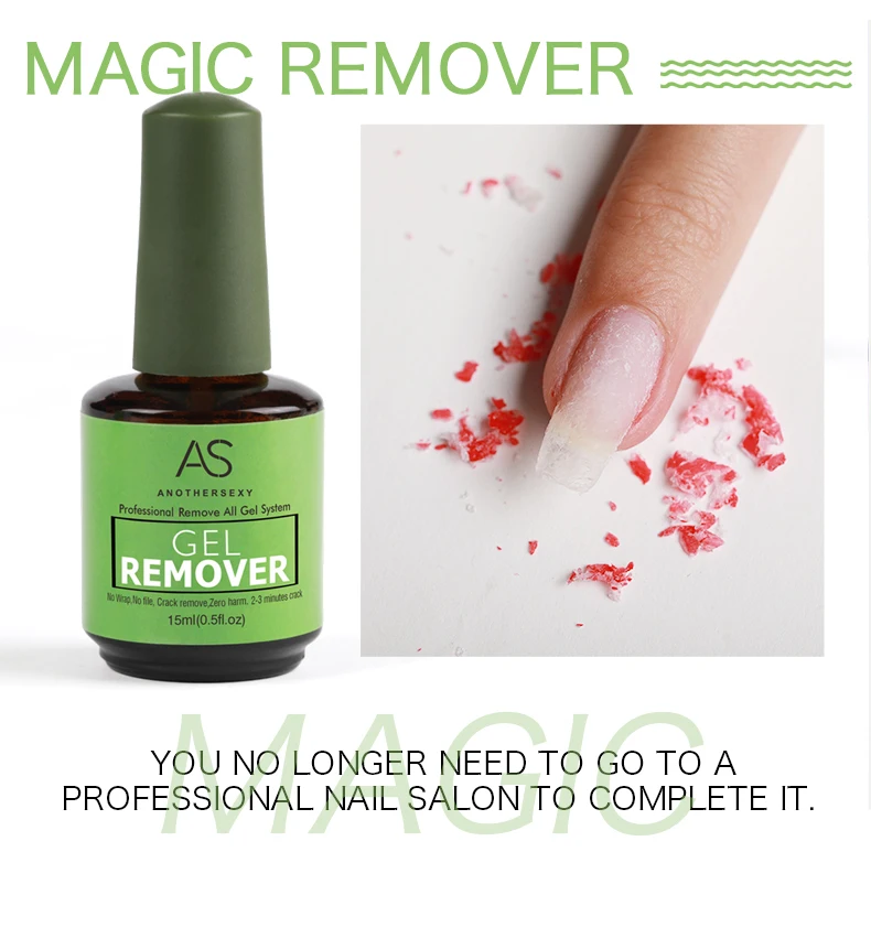 As Popular Nail Care Harmless 15ml Magic Nail Polish Remover Gel Set