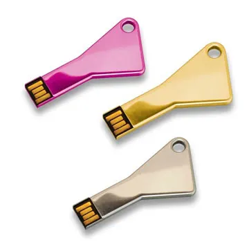 Wholesale Gift Items Irregular Shape Metal Key Ring USB Flash Drive USB Flash Key 64GB - ANKUX.COM