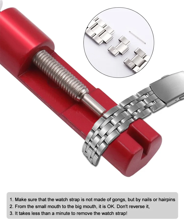 Watch Band Link Remover Adjust Slit Strap Bracelet Chain Pin Remover