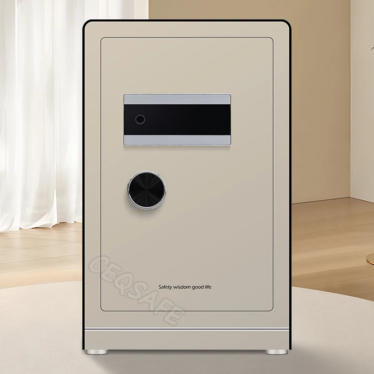 CEQSAFE Smart Security Home Anti-Theft Book Safe with TUYA APP Biometric Fingerprint Digital Code Safe Box