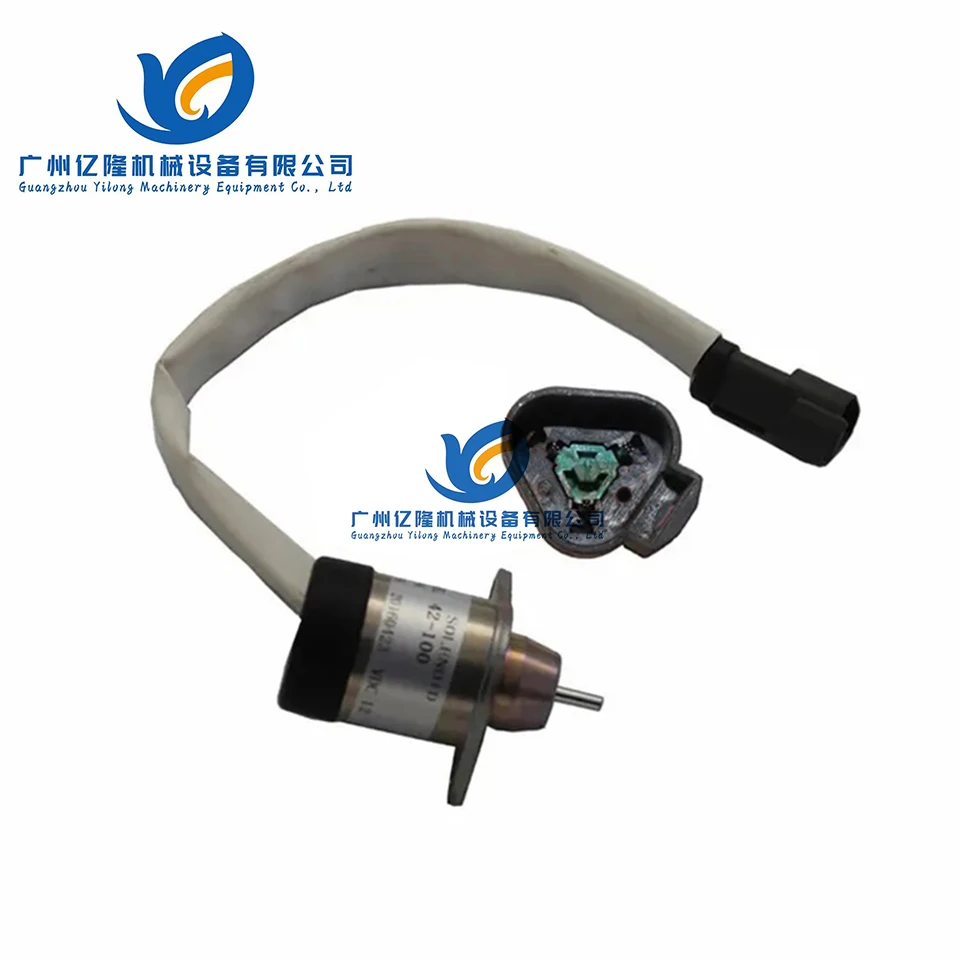 12V Fuel Shutoff Solenoid 42-100 for Thermo King With Yanmar Engine 42-100 Stop Solenoid