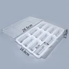 12-grid tray with transparent  lid