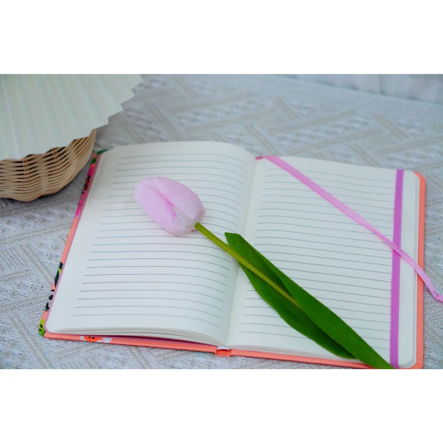 Toucan Pattern A4 Notebook Elastic Band Hardcover Style with Thread Sewing Binding for Hand Account Book