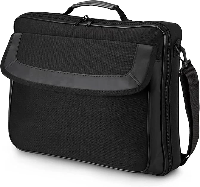 Breve maleta de portátil Clamshell con compartimiento de portátil acolchado elegante bolsa de negocios con compartimientos separados LBX1220-3