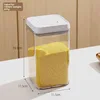 Pot scellé transparent de type presse de 1500 ml
