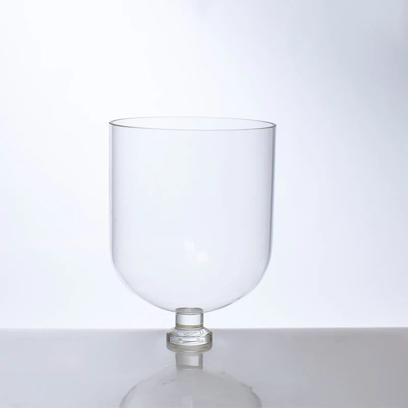 Factory Direct Sales Heat Resistant clear Borosilicate Glass Dome Display Cover