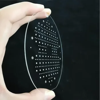 Manufacturing TGV Board-level Packaging Glass Substrate (thick) Round TGV Glass