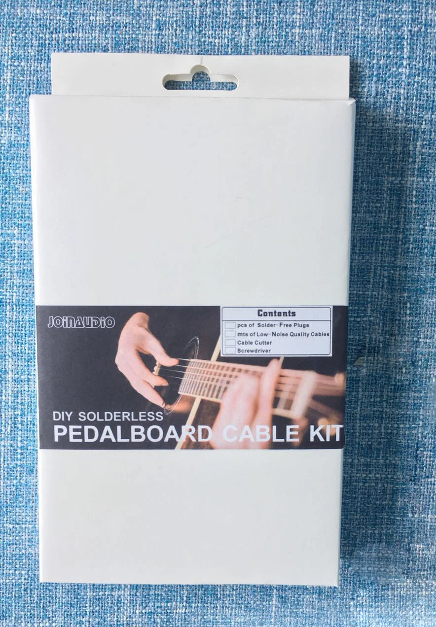 Diy Pedalboard Kit Solderless Cable 6.35mm Connector Guitar Pedal Board