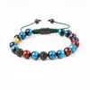 Zircon blue tiger eye mix