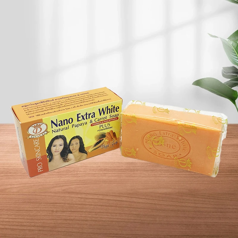 nano extra white savon plus glutathione 2025 Factory Wholesale Thailand Silka Gentle Cleaning Soap SFI Klaire Labs