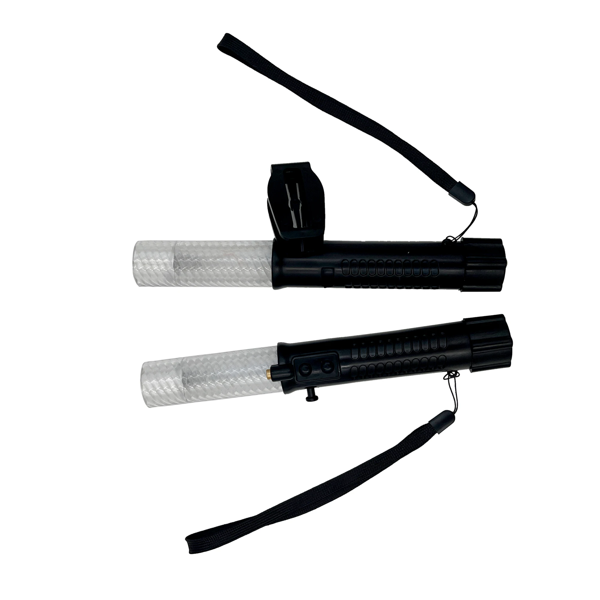 Multifunction LED Traffic Baton with Laser Whistle Rechargeable Flashing Wand Baton