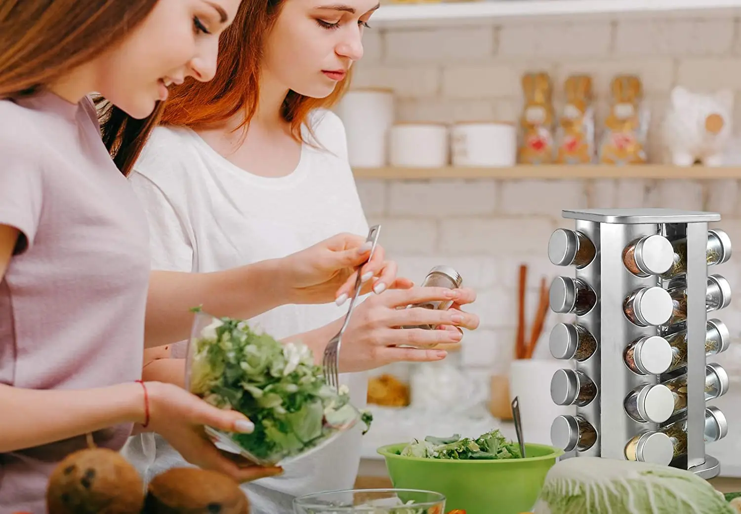 Amazon Olde Thompson 20 Jar Revolving Spice Rack Pepper Mill