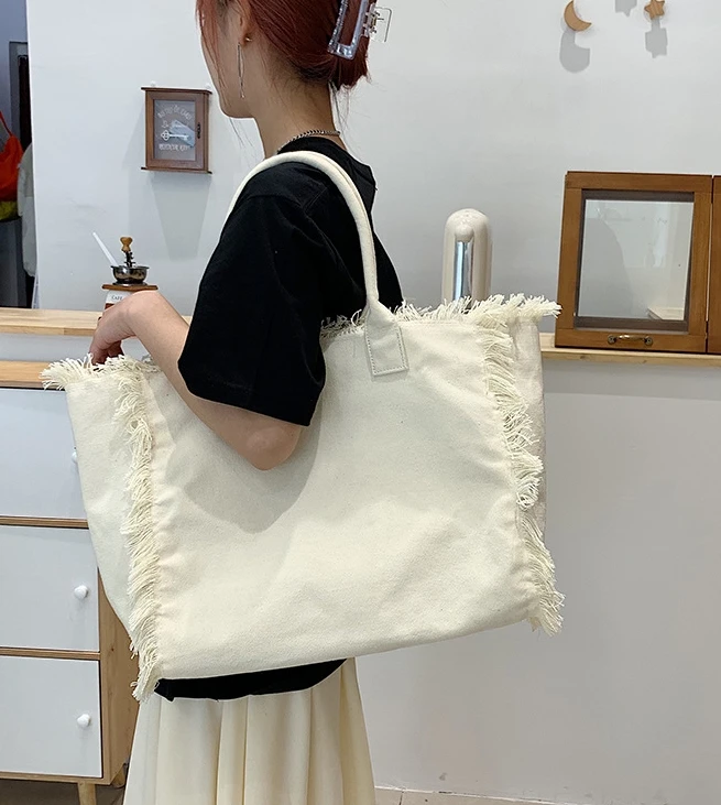 Canvas handbag canvas tote bag canvas hot fringe tote bag canvas fringe bag camouflage fringe handbag many colors fringe canvas bag