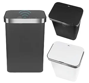 2026 Hot Sale 50L Automatic Electronic Sensor Indoor Plastic Trash Bin Wholesale Kitchen Garbage Bin