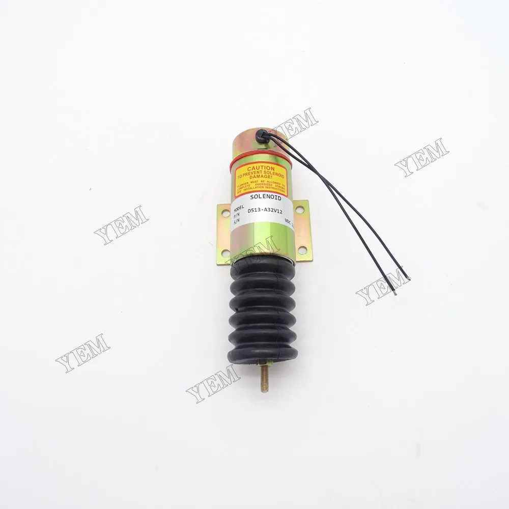 For Trombetta D513-A32V12 2001-12E2U1 Stop Solenoid Valve 12V Replacement Engine Parts 2
