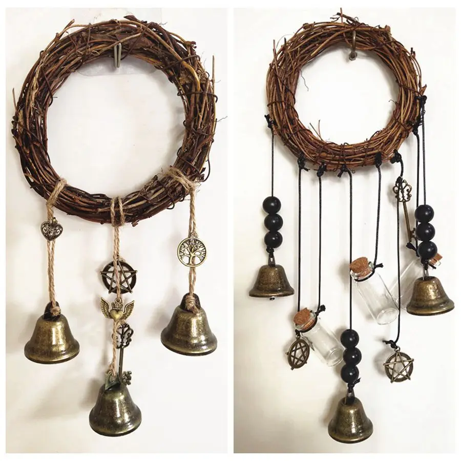 witches bells protect door handle hooks