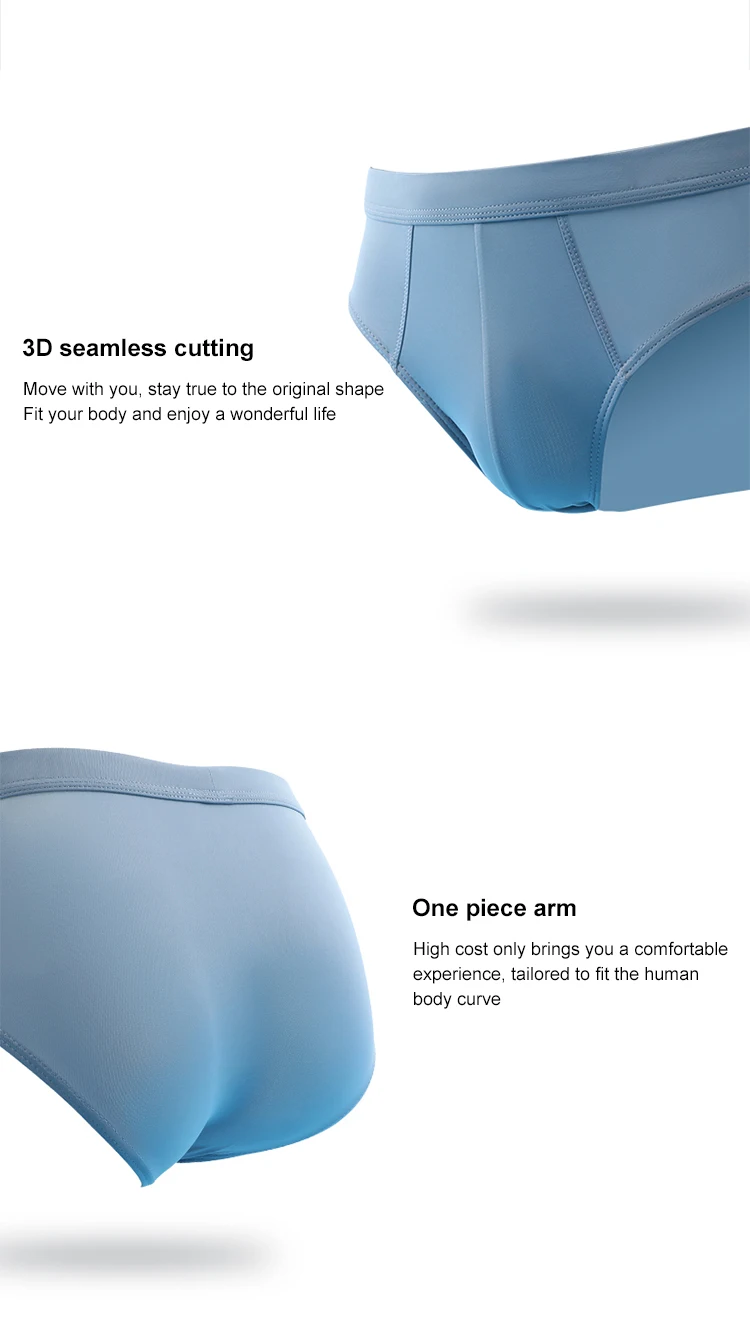 Miiow Nylon/spandex Brief Mens Briefs Boxers 3d Men's Underwear For Men