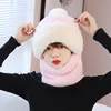 Pink Pom-Pom Scarf