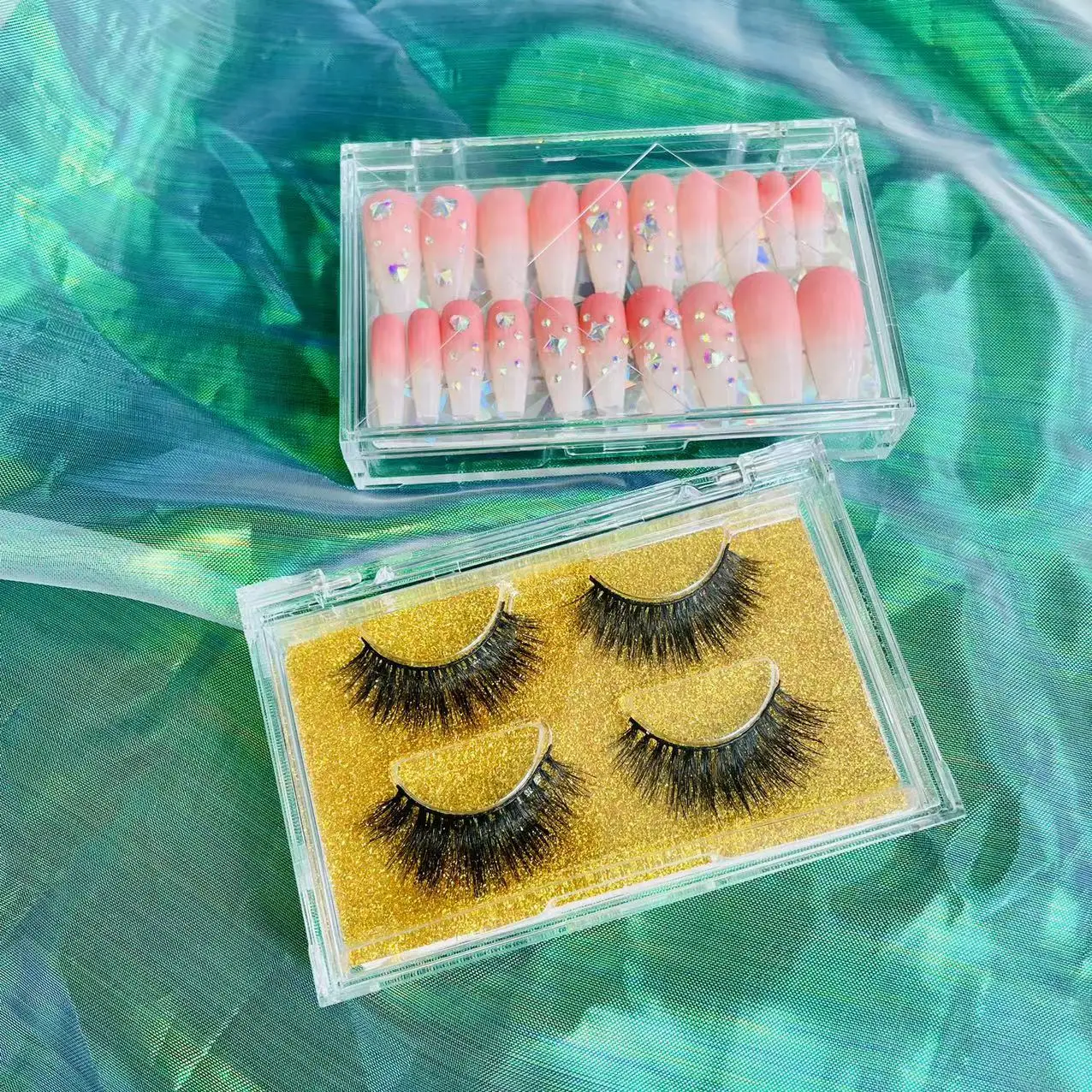 Meetbeauty Makeup Faux Silk Mink Eyelashes Wholesale Vendor Press On