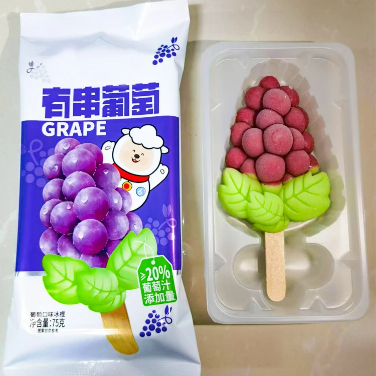 Wholesale Fruit Ice Cream Fruit Shaped With Delicious Strawberry Pineapple Flavor Ice Cream