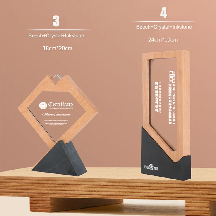 product factory professional crystal award manufacturer customize plaques awards wood-28