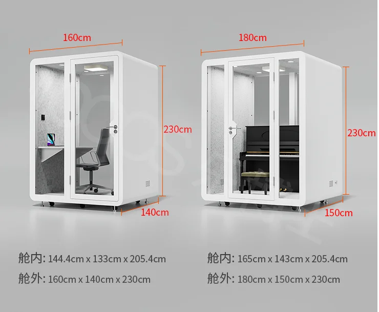for soundproof booth office pod telephone pod