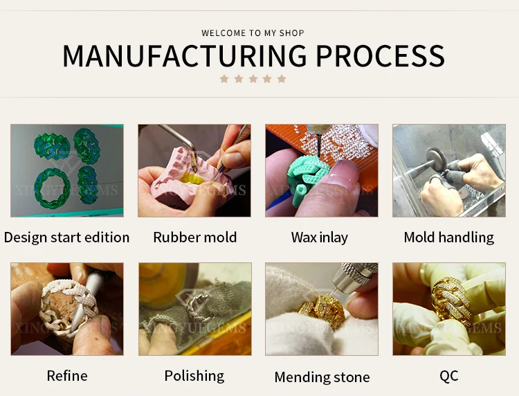 Wholesale mens women iced out hip hop luxury gold plated 925 silver fine jewelry cross gra mossanite moissanite diamond rings