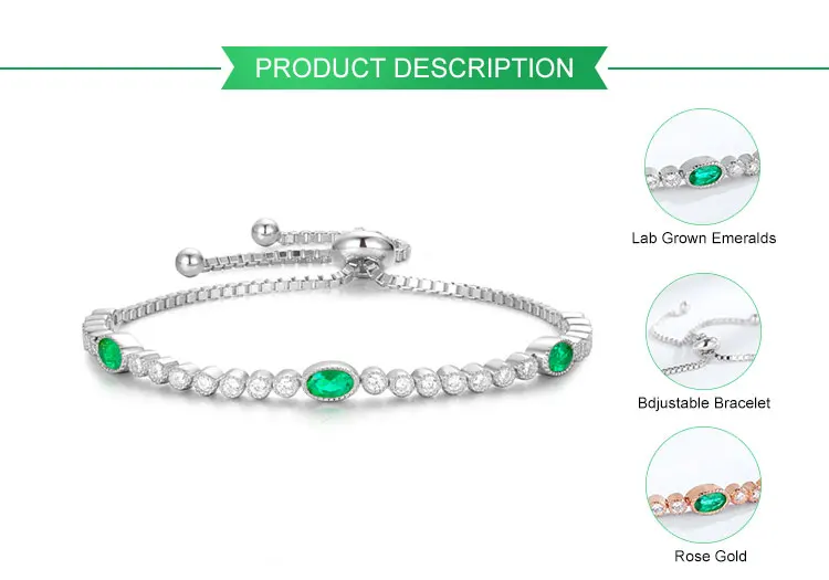 Factory Wholesale Jewelry Adjustable Cubic Zirconia Crystal Tennis