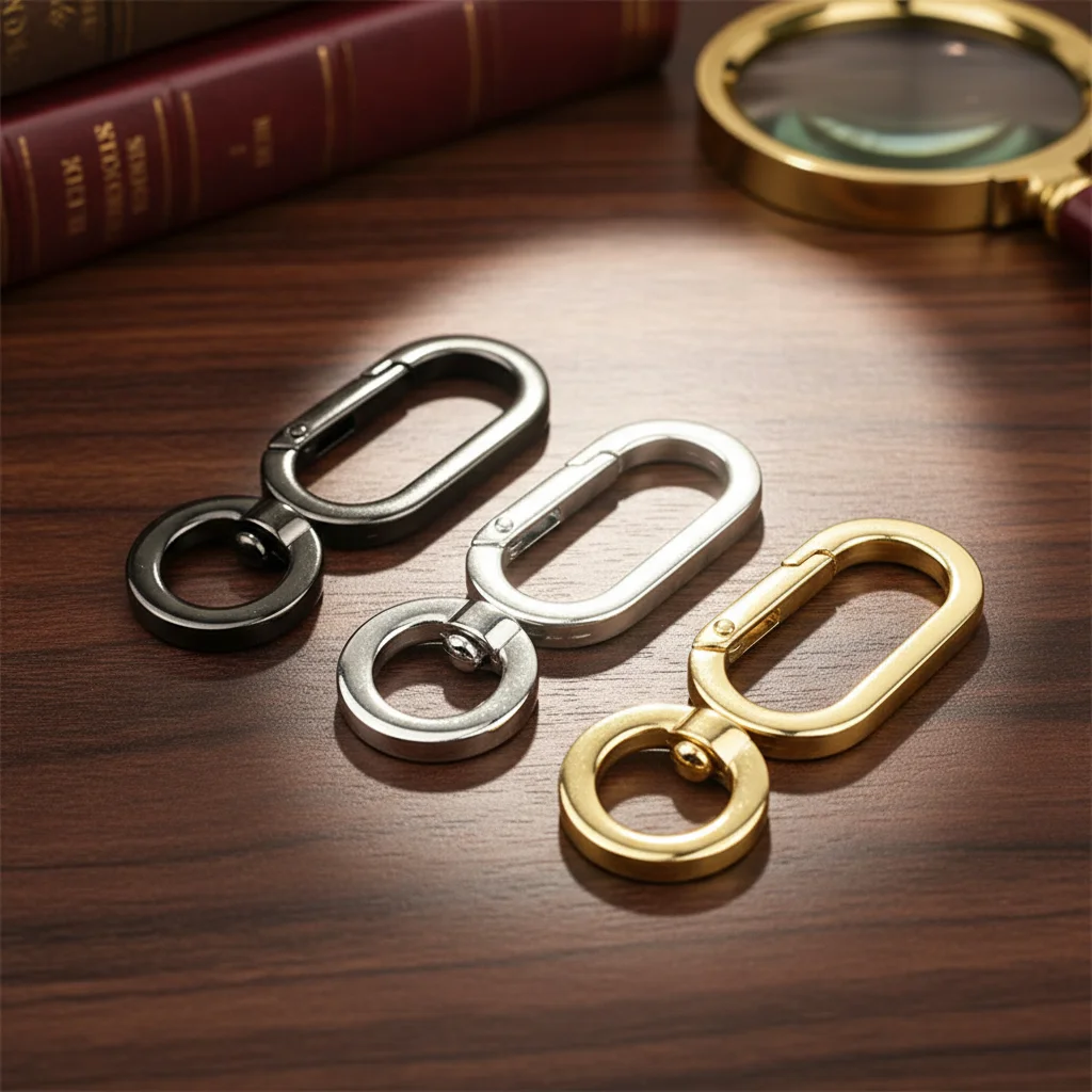 Zinc Alloy Handbag Strap Connecting Hooks - Durable & Stylish