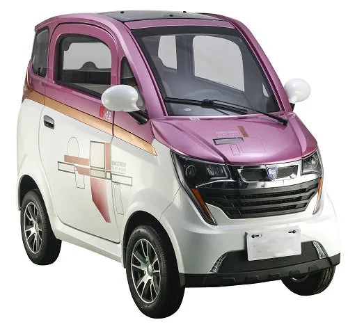 4 Wheel Electric Car for Adults with 3 People Capacity