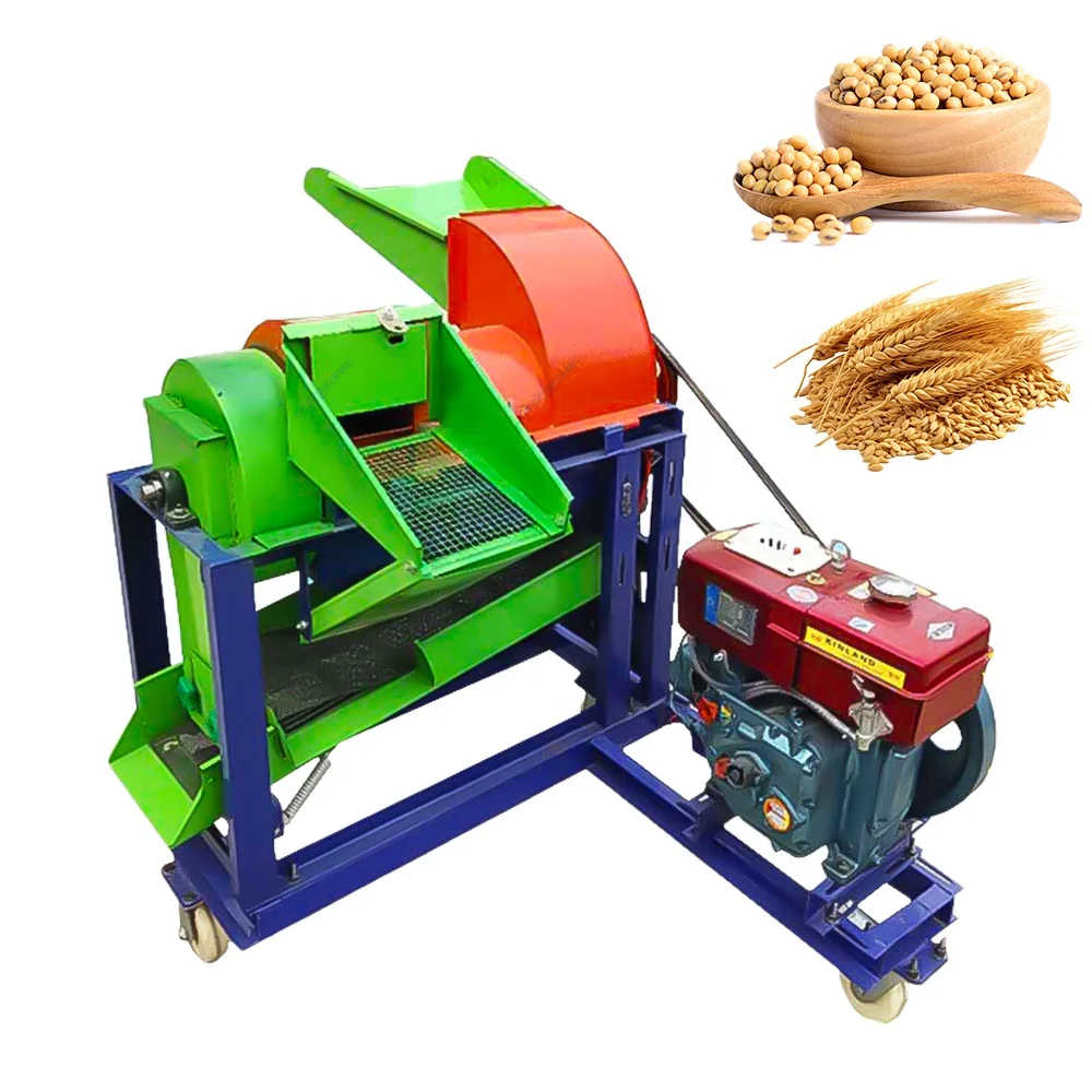 High Quality Small Multifunctional Mixer Thresher for Wheat Soybean Sorghum Good Price