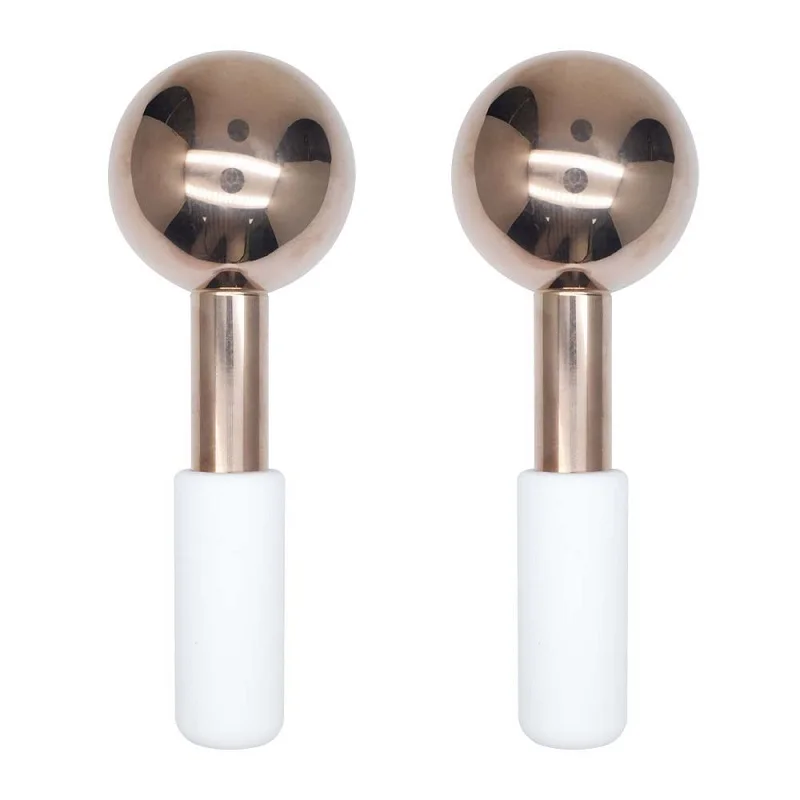 Customized Facial Massage Cold Compress Ice Globes Beauty Equipment Stainless Steel Cryo Globes