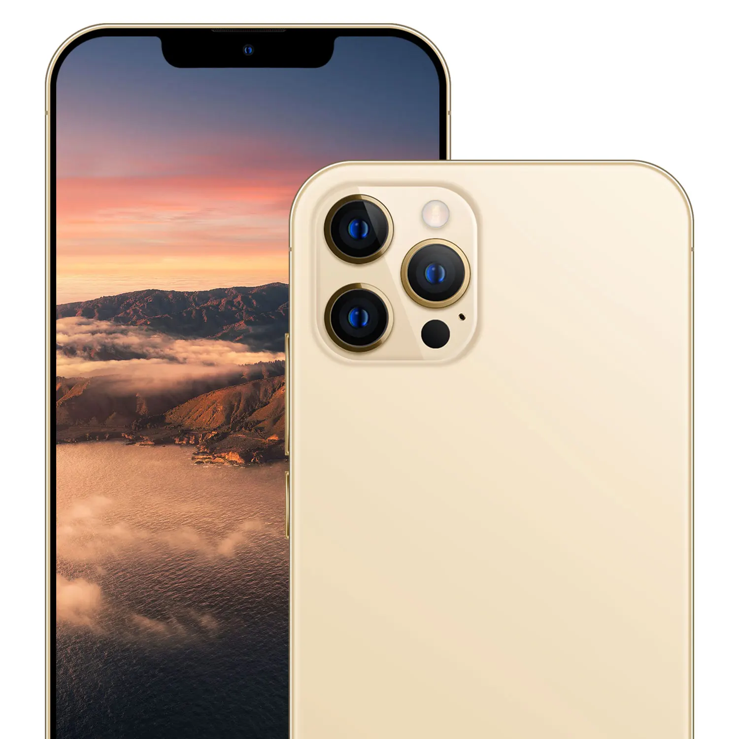 I12 pro Max смартфон экран 6 7 дюймов 8 ГБ + 256 Android система 16 Мп 32 МП 6800