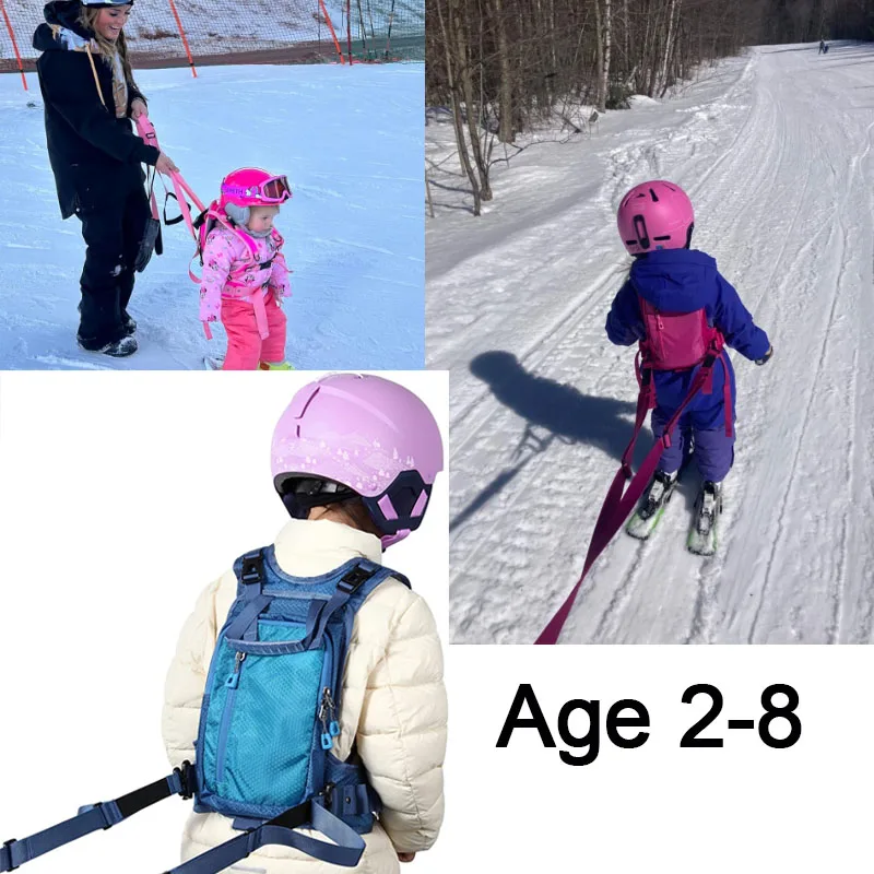 Training Leash Teach Child Skiing Snowboarding Customized Ski and Snowboard Harness Trainer Kids Ski Harness
