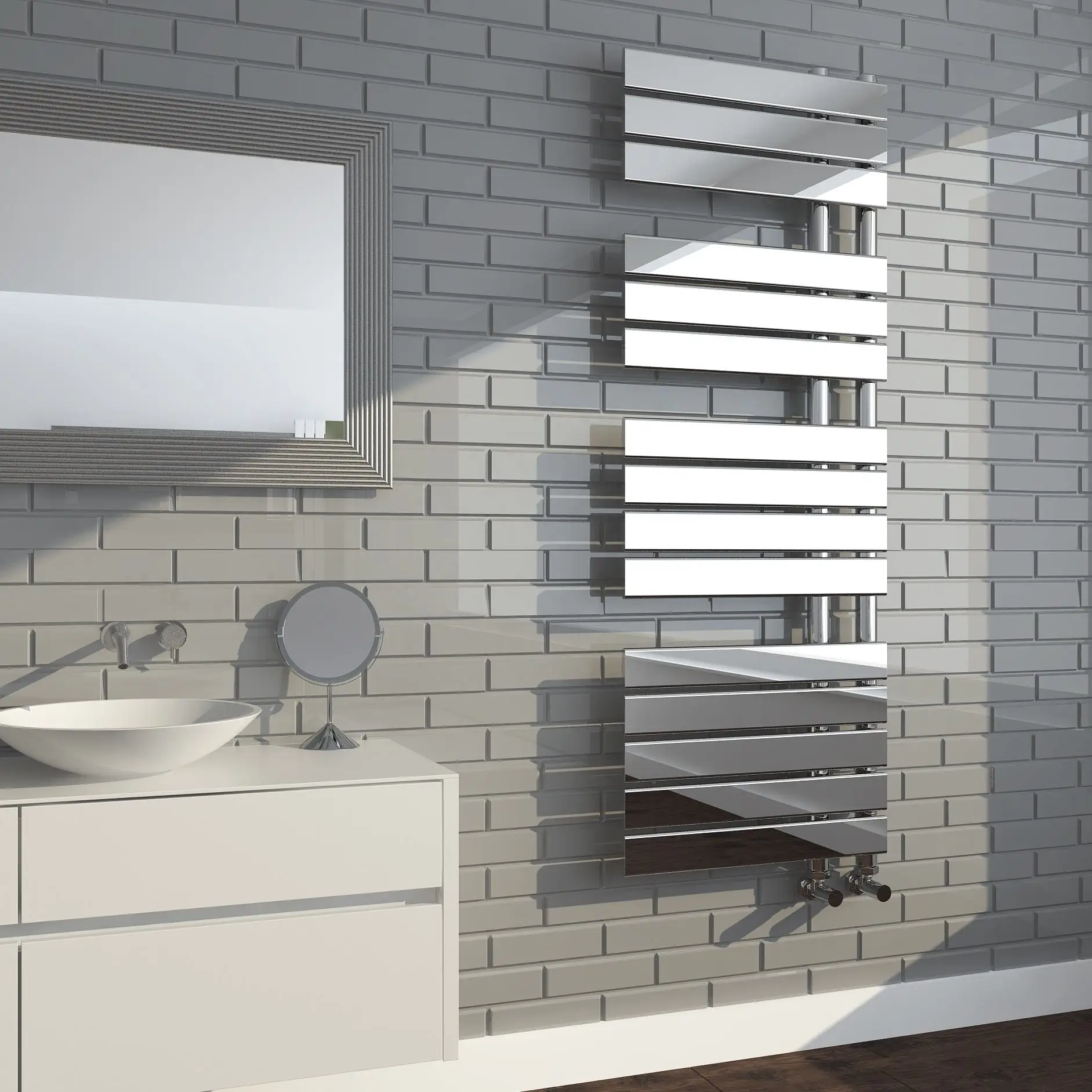High Efficiency Heated Radiator Tubular Shelf Electric Vertical Radiators
