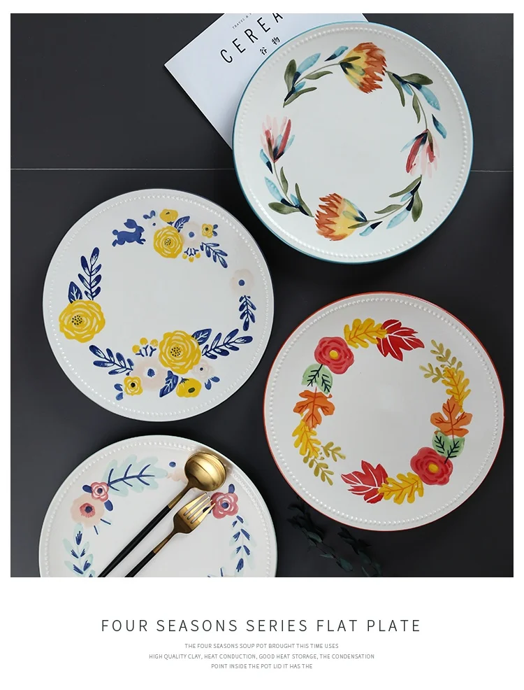 Sublimation Blank Ceramic Wholesale Luxury Golden Plated Dinner White
