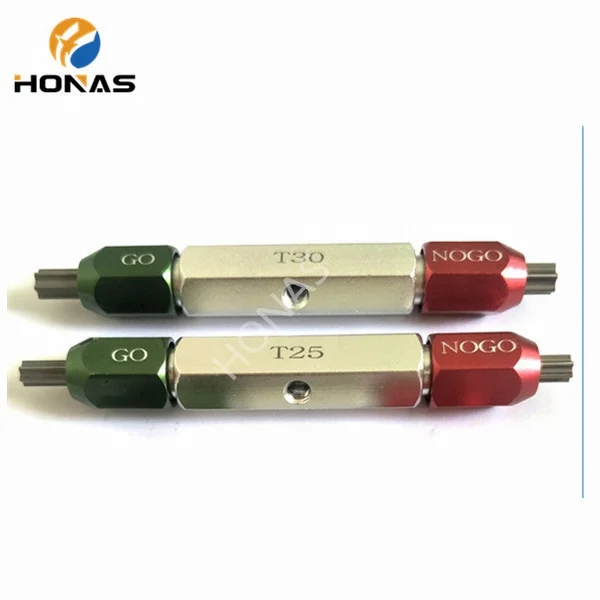 ISO10664 T20 M16 M4 T40 Torx Plug Gauge Steel and Stainless Steel Material with Middle Hole