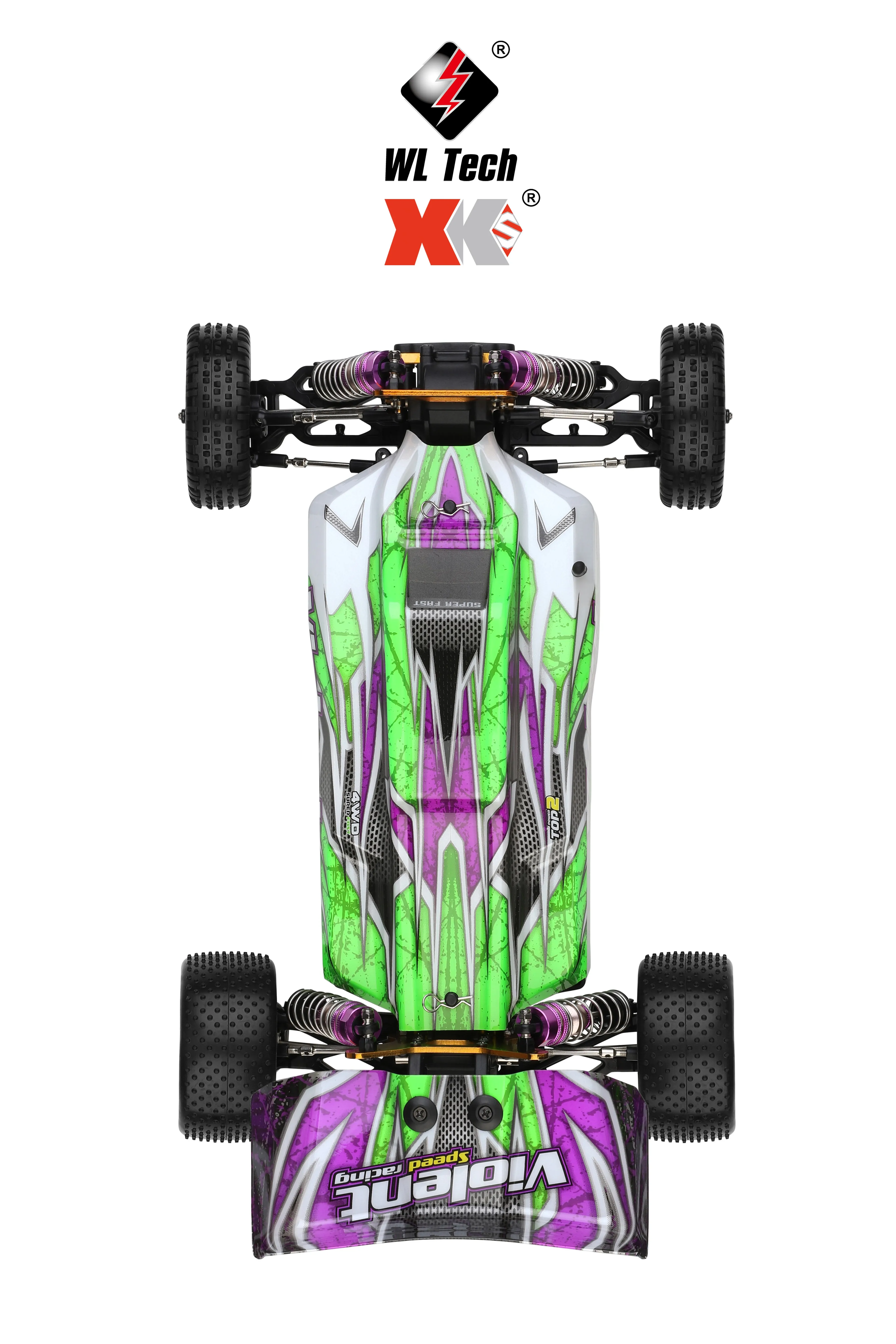 Wltoys 104002 RC Car - High Speed Brushless Drift Machine