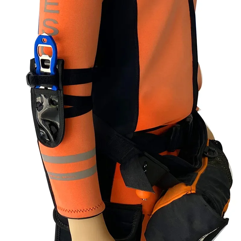 Marine-Grade Diving Knife with Adjustable Arm Straps for Scuba Diving