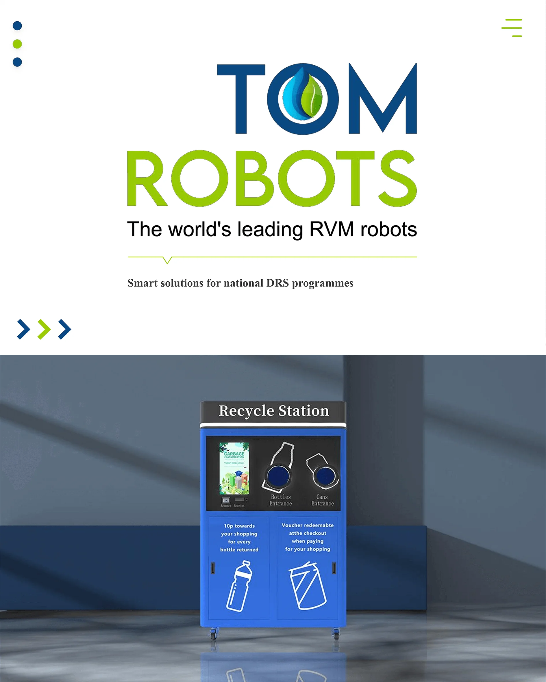Rvm reverse Vending Machine For Plastic Bottle And Aluminum Can Rewards For Recycling Compactor