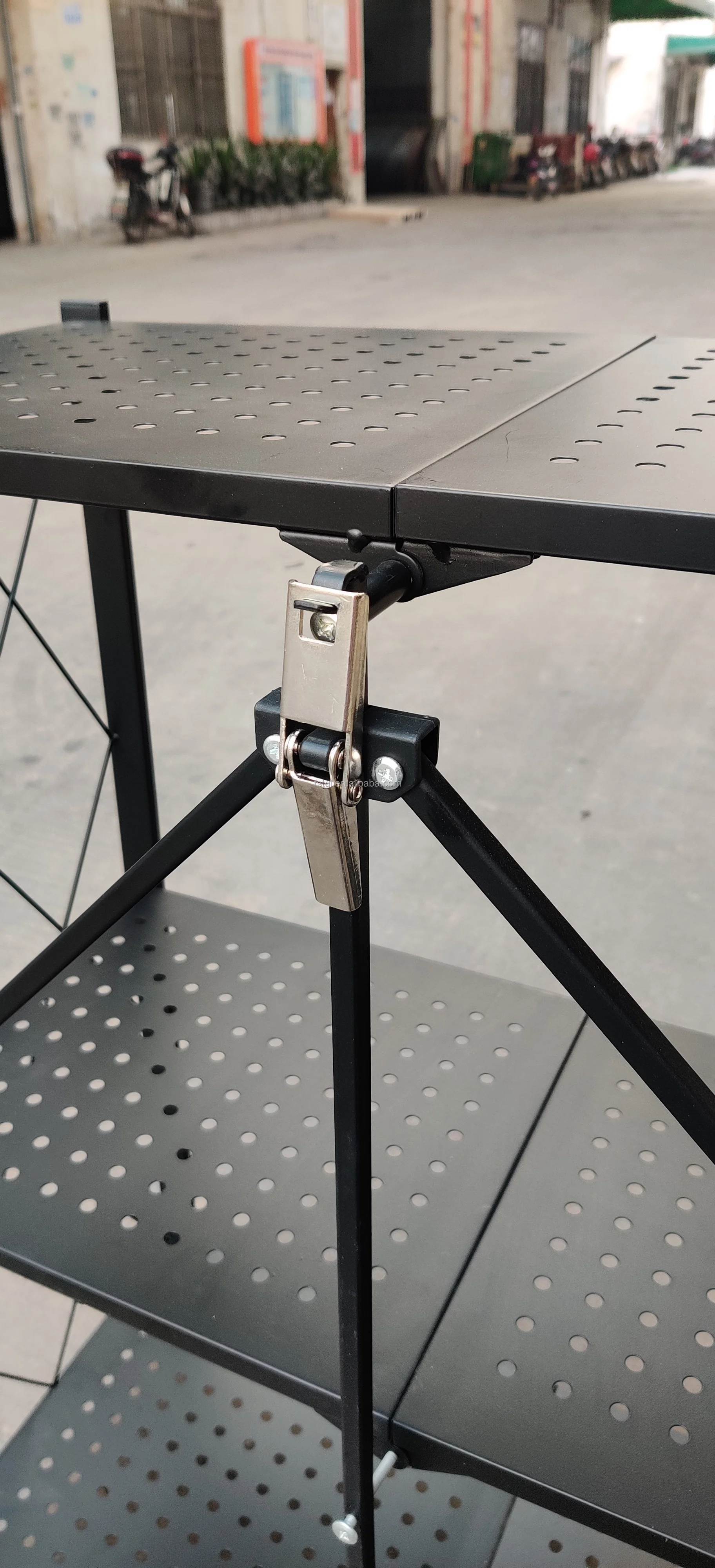 Convenient Shelf Folding Display Rack