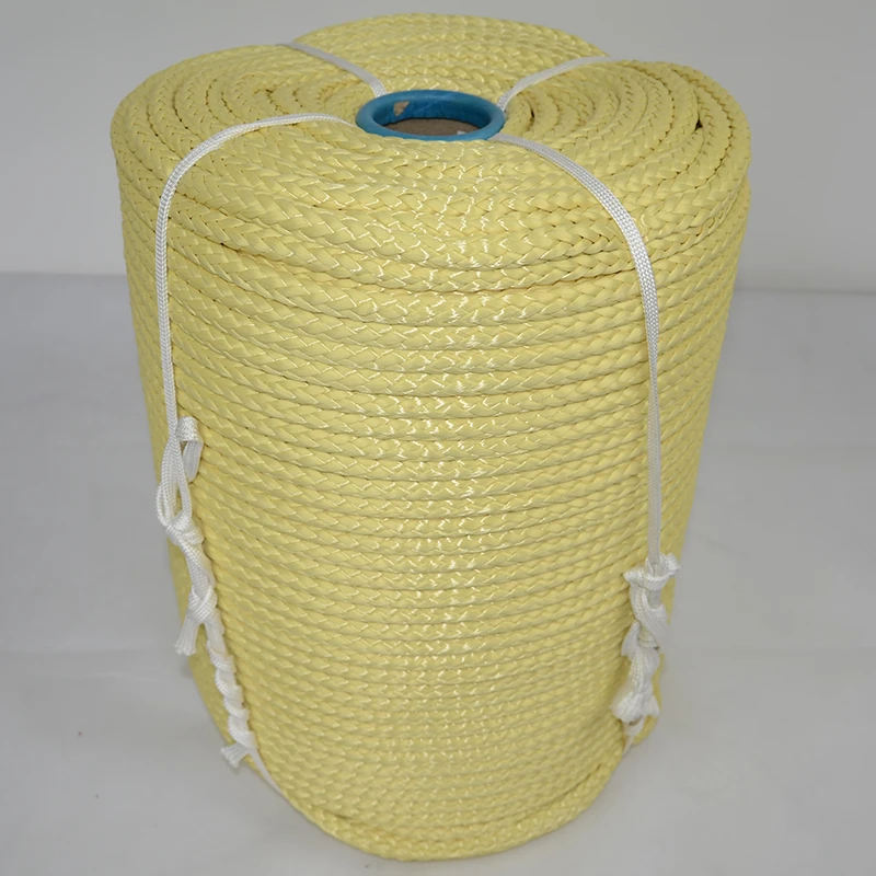 (JINLI ROPE) 12mm/14mm/16mm aramid fiber rope with PU Sheath for telcom