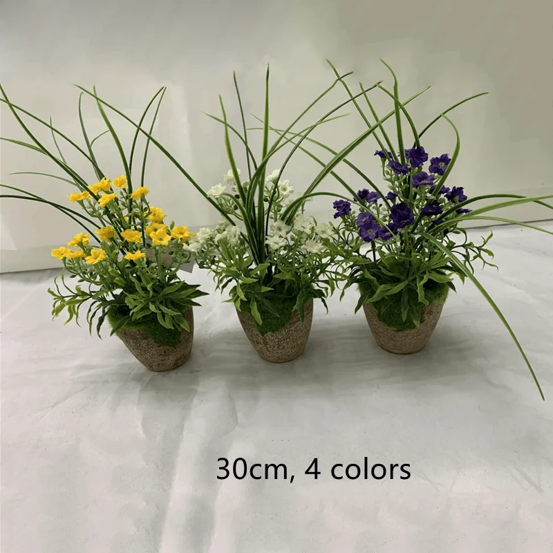 Wholesale Artificial Bonsai Plant Artificial Potted Tulips Flowers