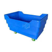 Large Capacity Plastic Water Storage Tank PE Rotated Box Wheels for Laundry Room Cloth Straw Truck and Water Tower Processing